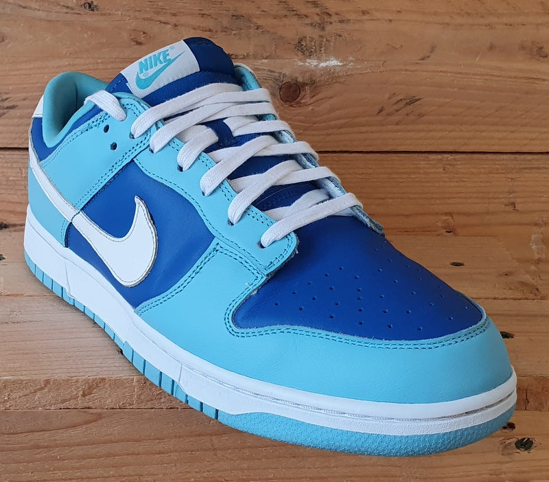 Nike Dunk Retro Low Leather Trainers UK11/US12/EU46 DM0121-400 Argon Blue/White