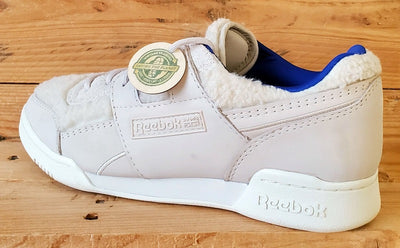 Reebok Workout Plus Stucco Suede/Wool Trainers UK9.5/US10.5/EU44.5 GX5423 Beige