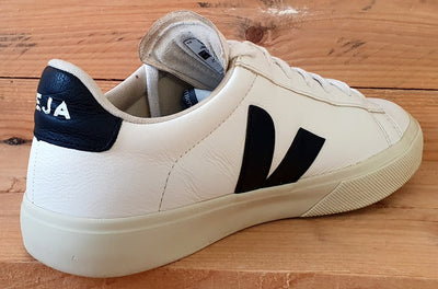 Veja Campo Chromefree Low Leather Trainers UK7/US8/EU41 White/Black