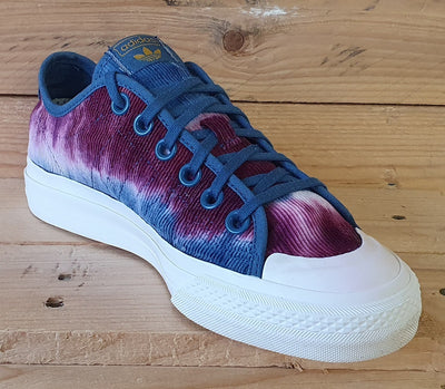 Adidas Nizza Corduroy Trainers UK4.5/US5/E37 H01139 Victory Crimson/Orbit Indigo