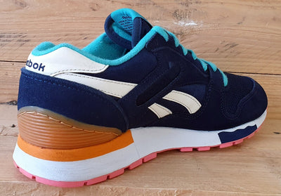 Reebok Classic GL 6000 Low Textile Trainers UK6/US8.5/EU39 M41775 Navy/Pink