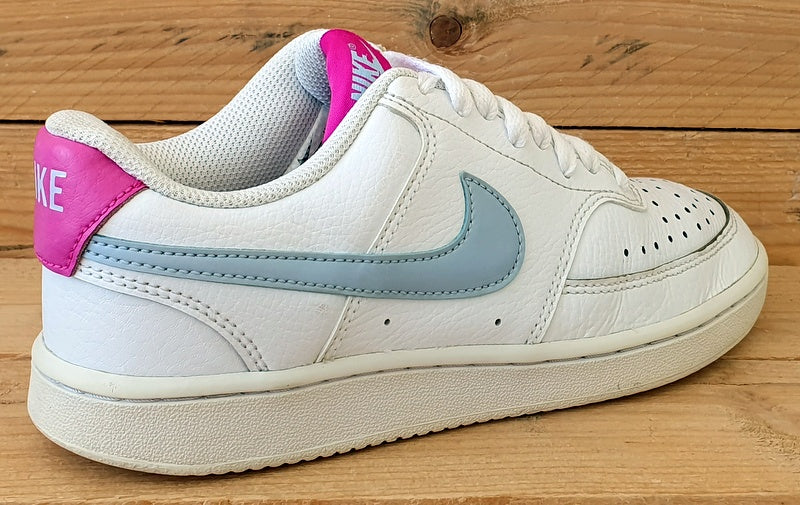 Nike Court Vision Low Leather Trainers CD5434-104 White/Pink UK3.5/US6/US36.5