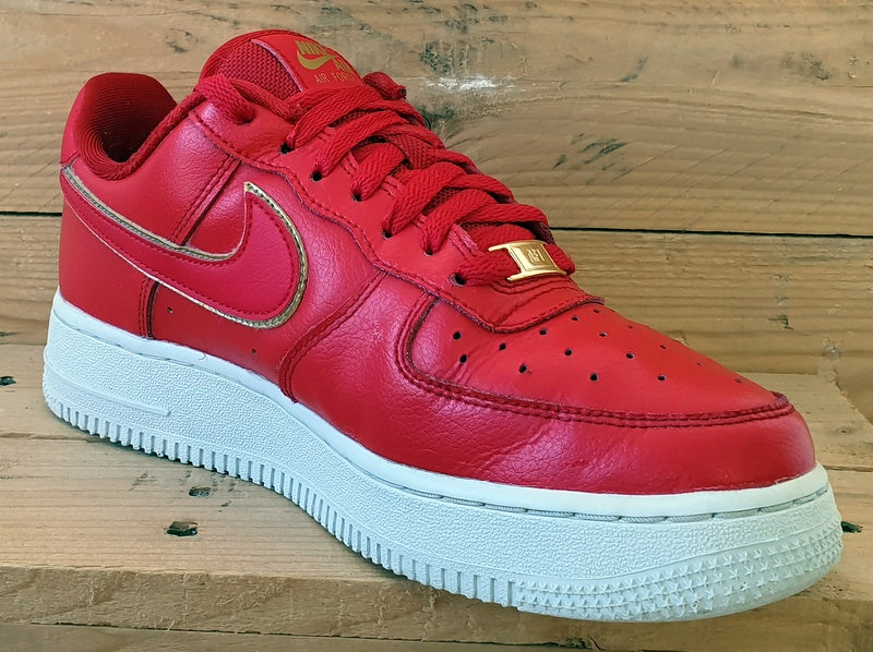 Nike Air Force 1 Low Leather Trainers UK5.5/US8/EU39 AO2132-602 University Red