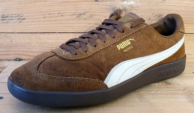 Puma Madrid SD Low Suede Trainers UK8.5/US9.5/EU42.5 384356-12 Partridge/White