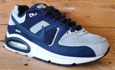 Nike Air Max Command Textile Trainers UK7/US8/EU41 629993-045 Pure Platinum/Navy