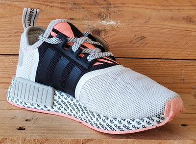 Adidas NMD R1 Low Textile Trainers UK5/US5.5/EU38 FV6991 White/Pink