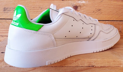 Adidas Supercourt Low Leather Trainers UK9.5/US10/EU44 FX5707 White/Green