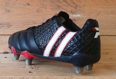 Patrick Rugby Boots Low Leather UK5/US6/EU38 PWRX RGBY Black Red White