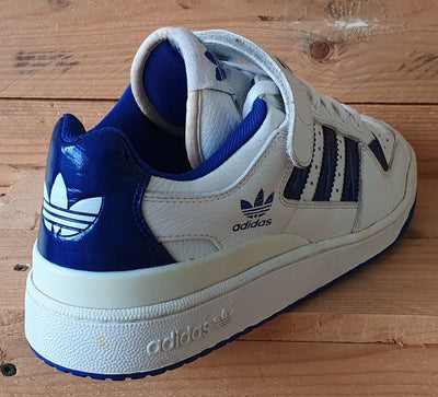 Adidas Originals Forum Low Leather Trainers UK9/US9.5/EU43 147085 White/Blue