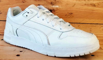 Puma RBD Game Low Leather Trainers UK9/US10/EU43 386373-02 Triple White