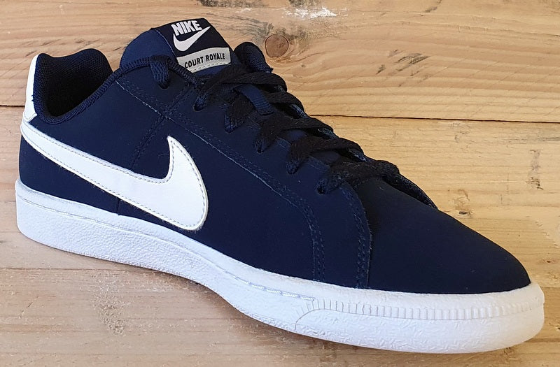 Nike Court Royale Low Canvas Trainers UK5.5/US6Y/EU38.5 833535-400 Navy/White