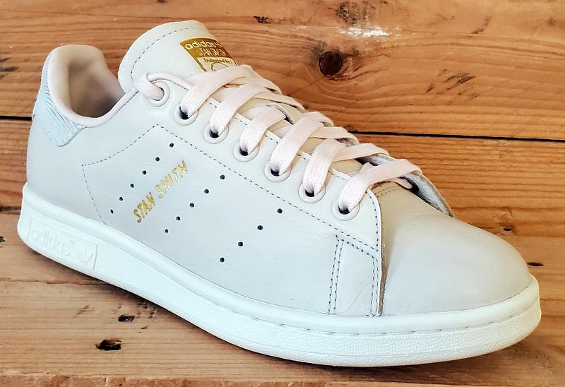Adidas Stan Smith Low Leather Trainers UK5/US6.5/EU38 CP8915 Beige/Grey