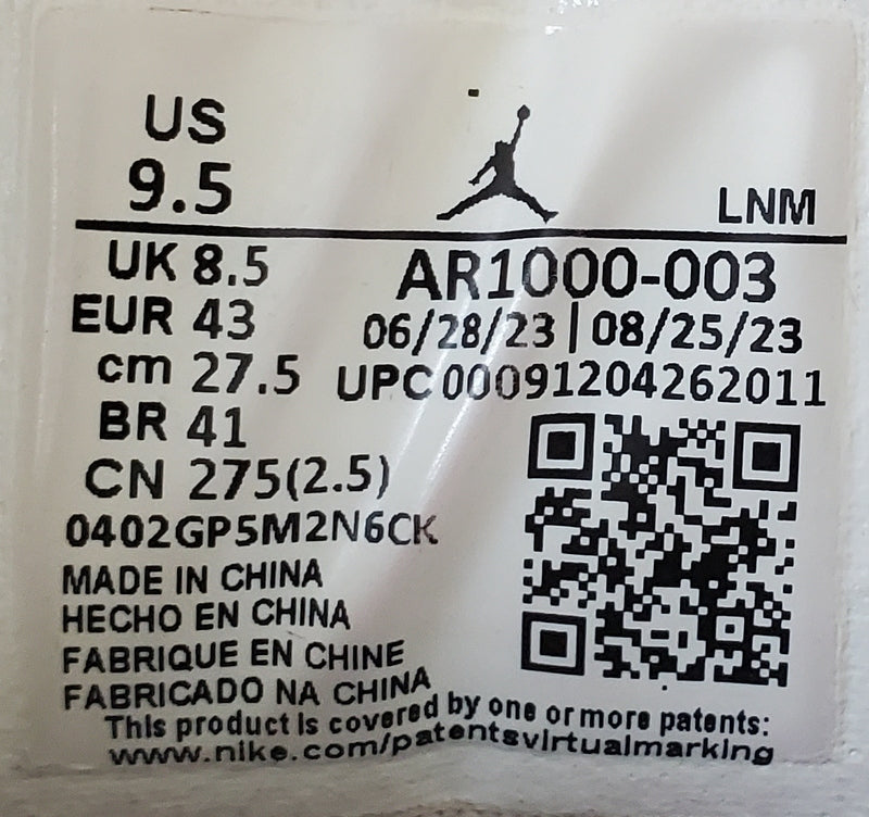 Nike Jordan Courtside 23 Mid Leather Trainers UK8.5/US9.5/EU43 AR1000-003 Grey
