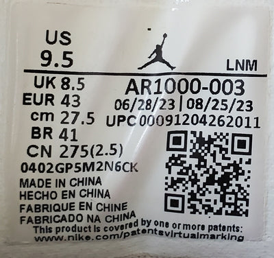 Nike Jordan Courtside 23 Mid Leather Trainers UK8.5/US9.5/EU43 AR1000-003 Grey