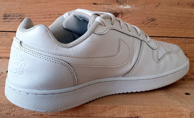 Nike Ebernon Low Leather Trainers UK9.5/US10.5/EU44.5 AQ1775-100 Triple White