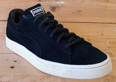 Puma Suede Classic Low Trainers UK6.5/US9/EU40 359030 01 Black/Cream