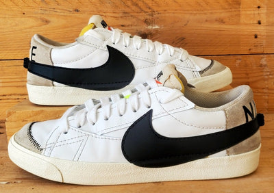 Nike Blazer 77 Jumbo Low Leather Trainers UK12/US13/E47.5 DN2158-101 White/Black