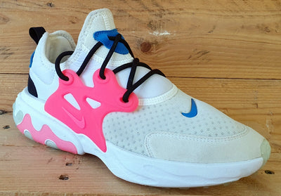 Nike React Presto GS Low Trainers UK5.5/US6Y/EU38.5 BQ4002-101 White Hyper Pink