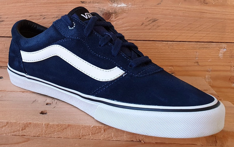 Vans Off The Wall Suede Trainers UK10.5/US11.5/EU45 721454 Navy/White