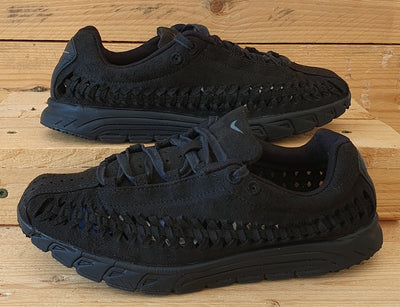 Nike Mayfly Woven Low Suede Trainers UK4.5/US7/EU38 833802-004 Triple Black