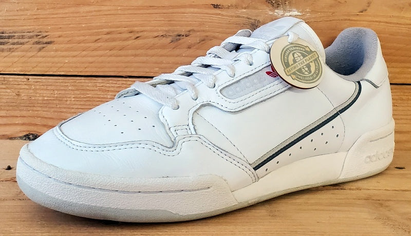 Adidas Continental 80 Low Leather Trainers UK6.5/US7/EU40 EE5342 White/Grey
