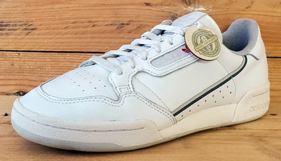 Adidas Continental 80 Low Leather Trainers UK6.5/US7/EU40 EE5342 White/Grey