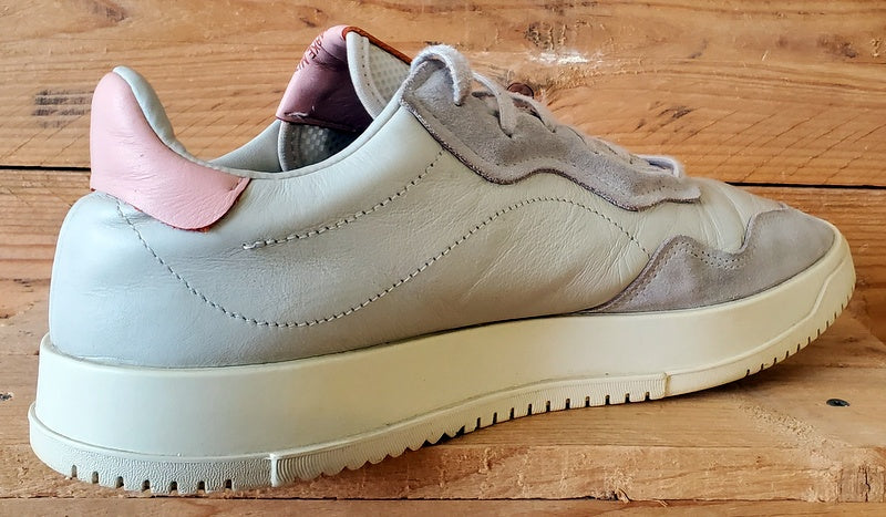 Adidas SC Premiere Low Leather Trainers UK10/US10.5/EU44.5 EE6020 Grey/Pink