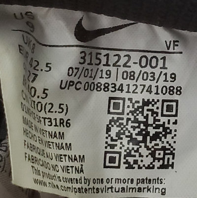 Nike Air Force 1 Low Leather Trainers UK8/US9/EU42.5 315122-001 Triple Black