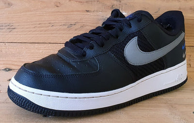 Nike Air Force 1 Leather/Textile Trainers UK7/US8/EU41 FD0666-001 Swoosh Black