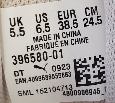 Puma 180 Low Suede Trainers UK5.5/US6.5/EU38.5 396580-01 Sugared Almond