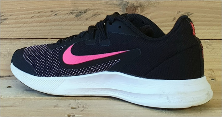 Nike Downshifter 9 Low Running Trainers UK3 US3.5Y EU35.5 AR4135 003 Black Pink VintageTrainers