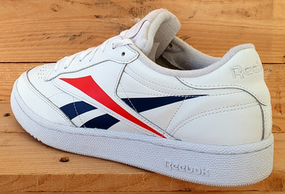 Reebok Club C 85 Low Leather Trainers UK9/US10/EU43 EH0640 White/Navy/Red