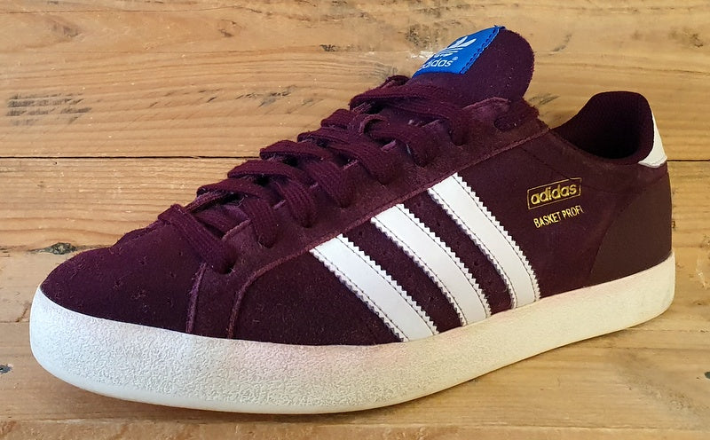 Adidas Basket Profi Low Suede Trainers UK10/US10.5/EU44.5 G95485 Purple/White