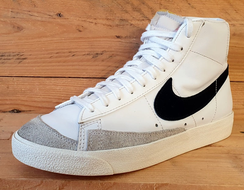 Nike Blazer Mid 77 Leather Trainers UK7/US9.5/EU41 CZ1055-100 White/Black