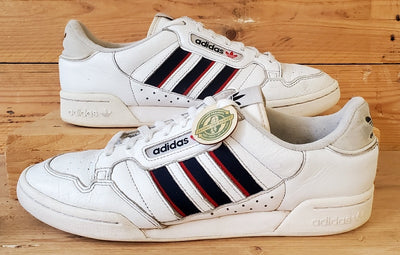 Adidas Continental Low Leather Trainers UK9.5/US10/EU44 FX5090 White/Navy