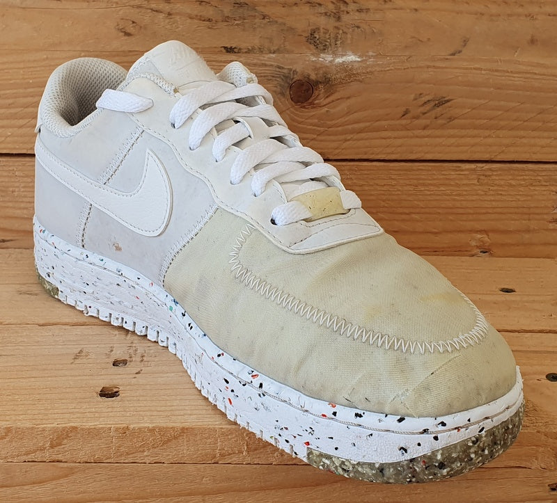 Nike Air Force 1 Crater Low Textile Trainers UK6.5/US9/EU40.5 CT1986-100 White