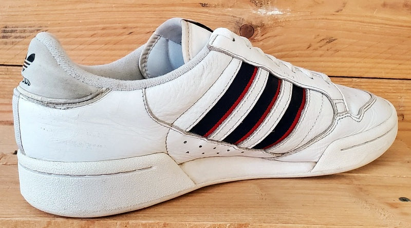 Adidas Continental Low Leather Trainers UK9.5/US10/EU44 FX5090 White/Navy