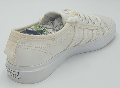 Adidas Classic Nizza Low Canvas Trainers B25292 Triple White UK3/US3.5/EU35.5