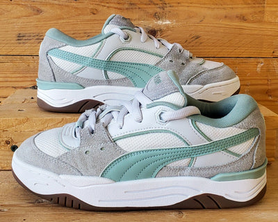 Puma 180 Low Textile/Suede Trainers UK5.5/US6.5/E38.5 389267-04 Grey/White/Green