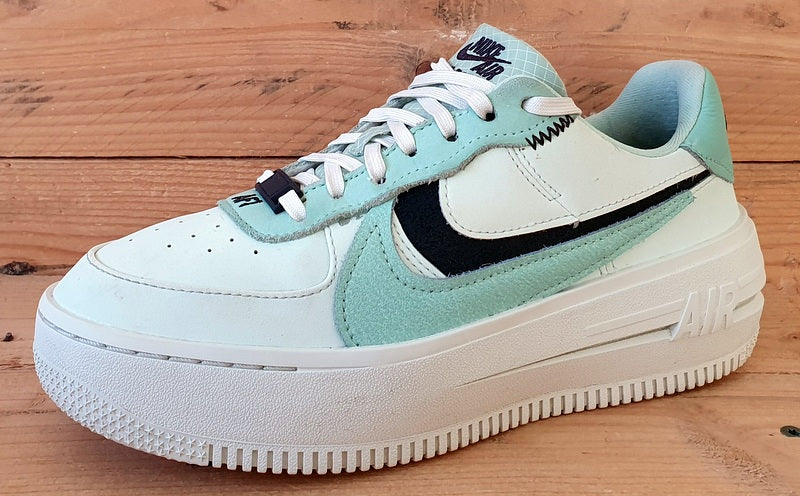 Nike Air Force 1 PLT.AF.ORM Low Trainers UK4/US6.5/E37.5 DX3730-300 Barely Green