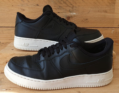 Nike Air Force 1 Low Leather Trainers UK8/US9/EU42.5 AA4083-016 Black/White