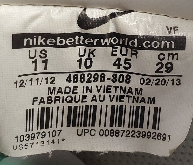 Nike Air Force 1 Blazer Pack Suede Trainers UK10/US11/EU45 488298-308 Pine Green