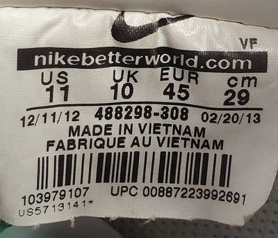 Nike Air Force 1 Blazer Pack Suede Trainers UK10/US11/EU45 488298-308 Pine Green