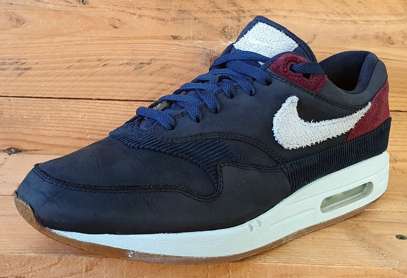 Nike Air Max 1 Crepe Low Suede Trainers UK9/US10/EU44 CD7861-400 Dark Obsidian