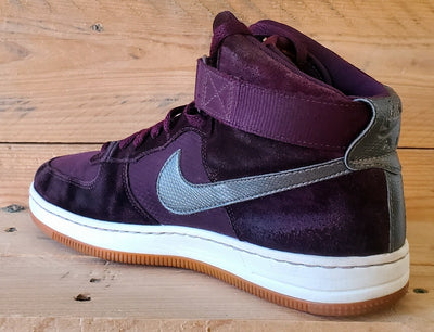 Nike Air Force 1 Ultra Force Suede Trainers UK6/US8.5/EU40 654851-600 Burgundy