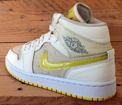 Nike Air Jordan 1 Mid SE Trainers UK6.5/US9/EU40.5 DB2822-107 Volt Yellow