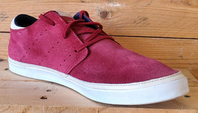 Adidas Originals Low Suede Trainers UK10/US10.5/EU44.5 G63969 Red/White