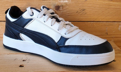 Puma Dribble Low Leather Trainers UK7.5/US8.5/EU41 400326-05 White/Black