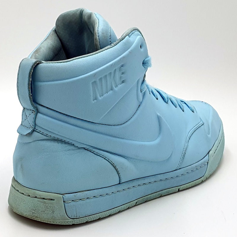 Nike Air Royalty Mid Leather Trainers 395775-400 Triple Blue UK6/US8.5/EU40