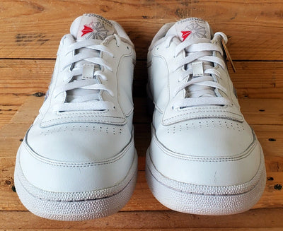Reebok Club C 85 Low Leather Trainers UK12/US13/EU47 100000154 Triple White